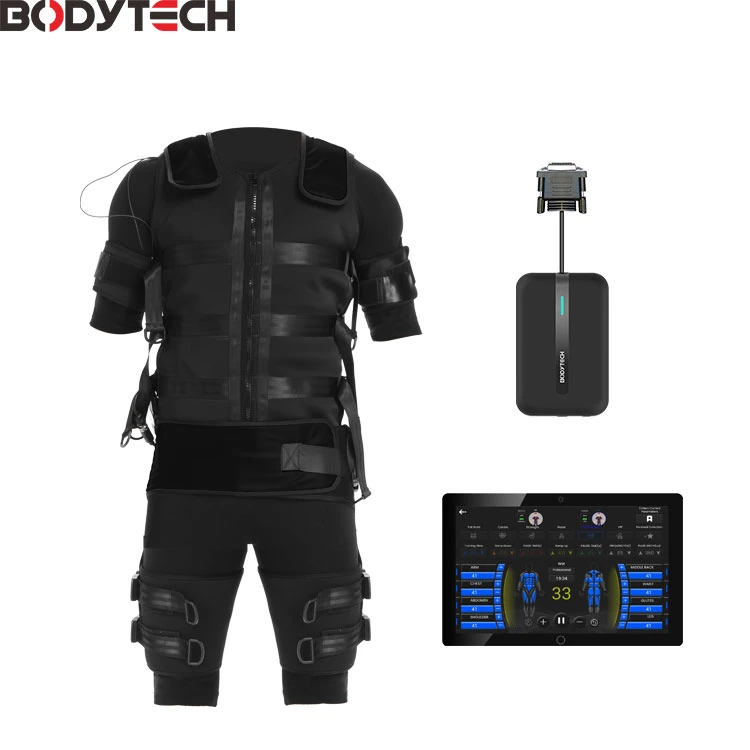 Popular Products 2022 Wireless Suit EMS 8 Area Control EMS Bodybuilding Equipment Gym Vest