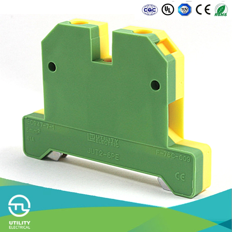 Ground Screw Terminal Block Jut2-6PE Weidmuller Connector Industrial Terminal Block