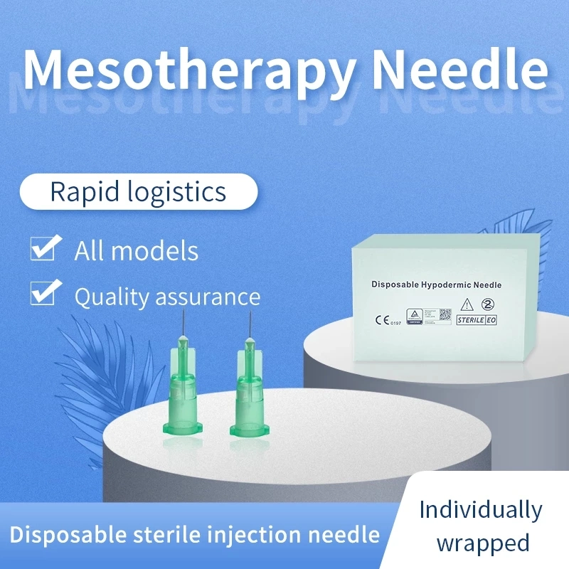 Medical Meso Nano Needle Facial Injection 30g/32g/33G/34G4mm Hyaluronic Dermal Filler Injection