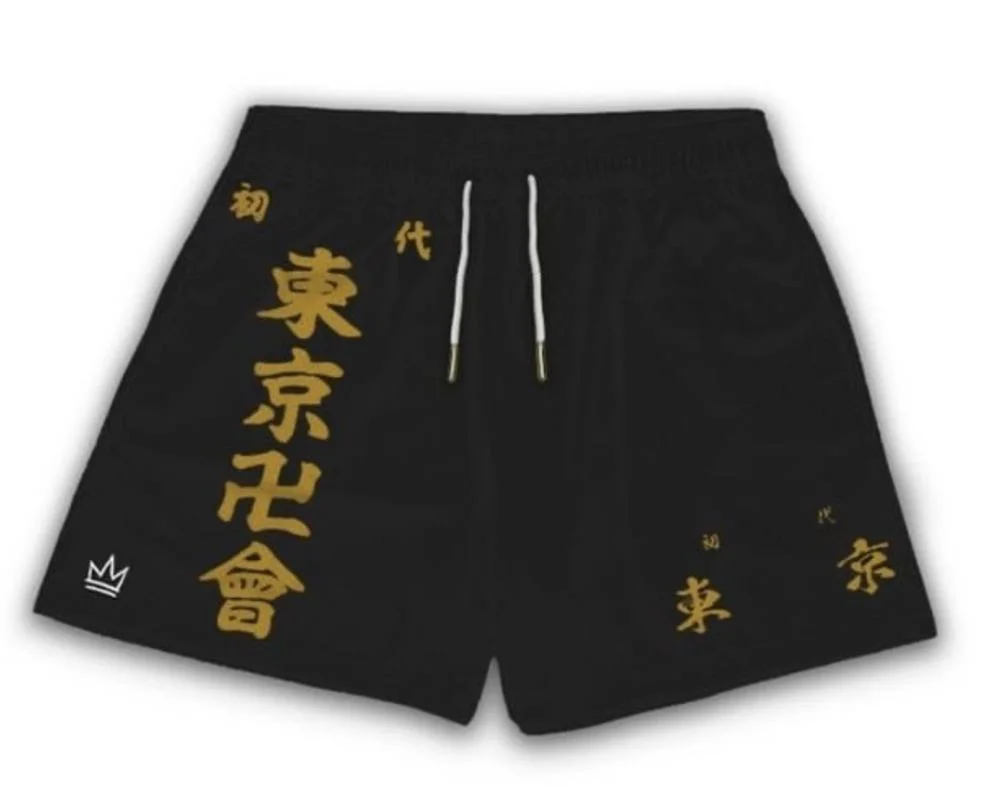 Shorts de course actifs Custom Blue Lock Yoichi Isagi pour hommes avec poches.