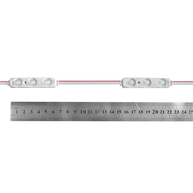 وحدة LED مقاومة للماء ذات الكثافة العالية DC12 بقدرة 3 صمامات LED طراز SMD2835