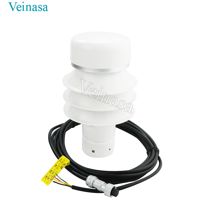 Veinasa-Ldyl 12-24VDC Modbus/SD-12 24GHz ABS mide varios tipos de precipitación pluvial Medidor de lluvia OEM sensor de lluvia