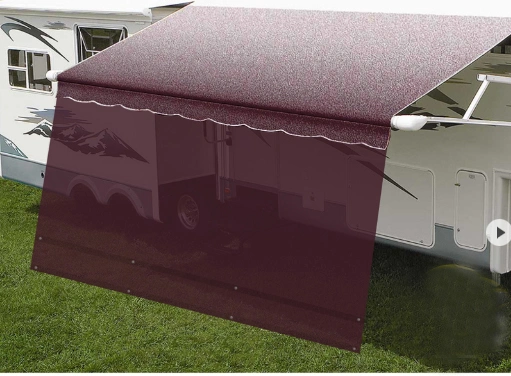 RV Panel Kit Sunblock Awning Privacy Screen Sunshade Drop 10 X 18FT