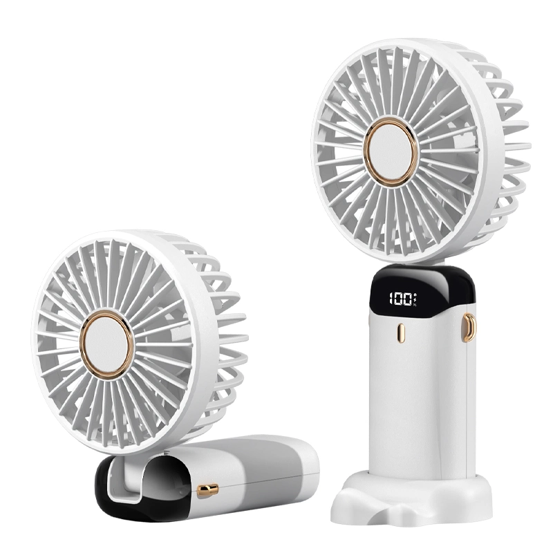 Handheld USB Outdoor Electrical Fan Rechargeable Eyelash Blowing Handheld Desk Fan