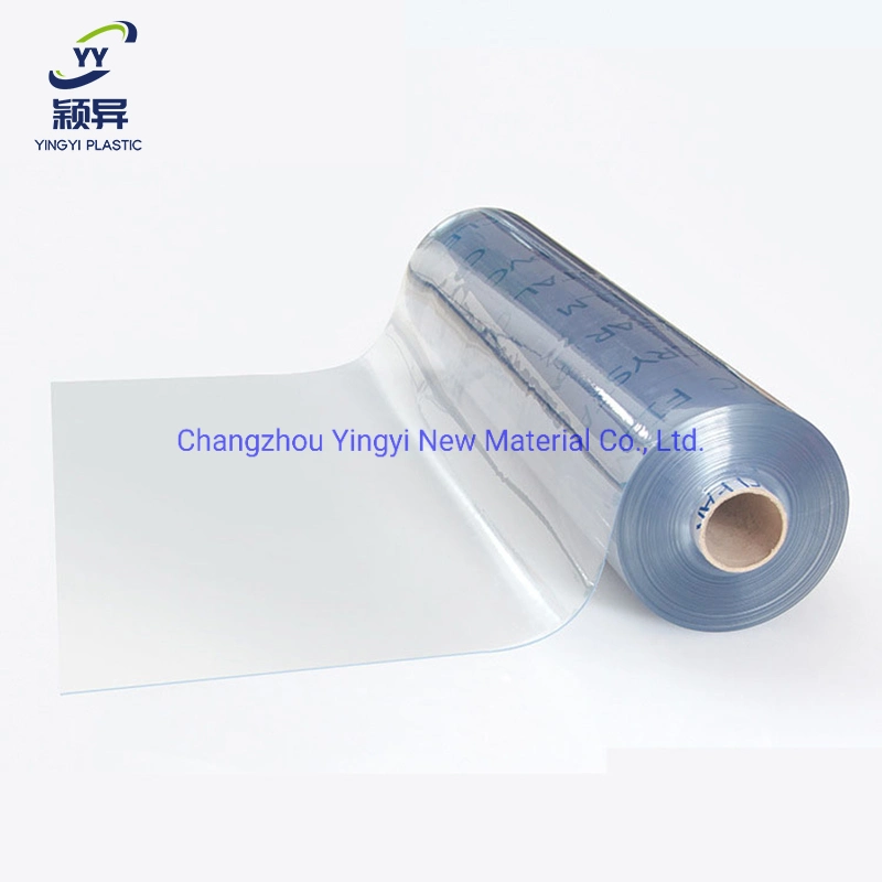 Yingyi Factory Direct Sale Small Roll PVC Soft Film Transparent Material Soft PVC Film for Packing Printing