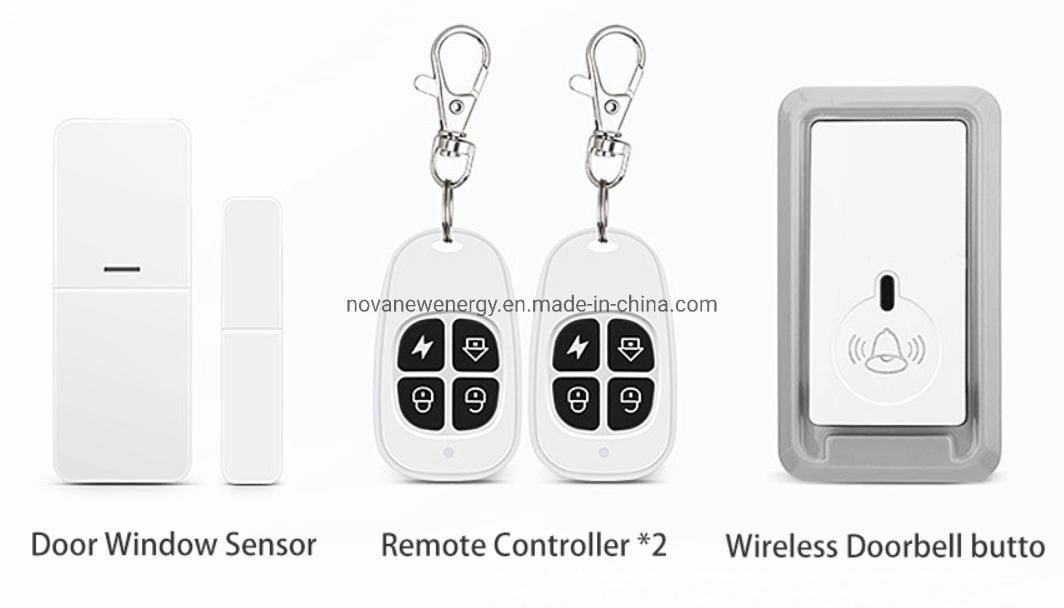 Tuya WiFi Smart Home Security Kit Gateway Hub Door Window Sensor PIR