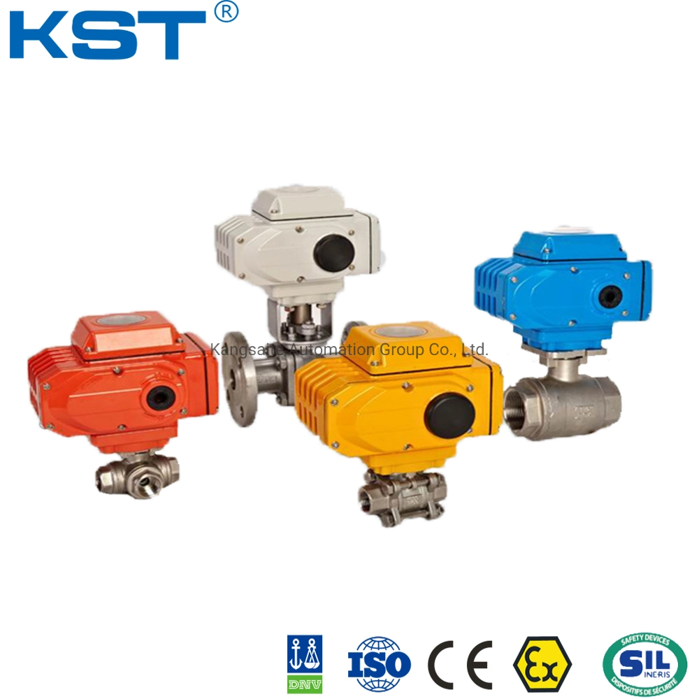 Stainless Steel Electric Actuator Sanitary Ball Valve with Ce/FDA