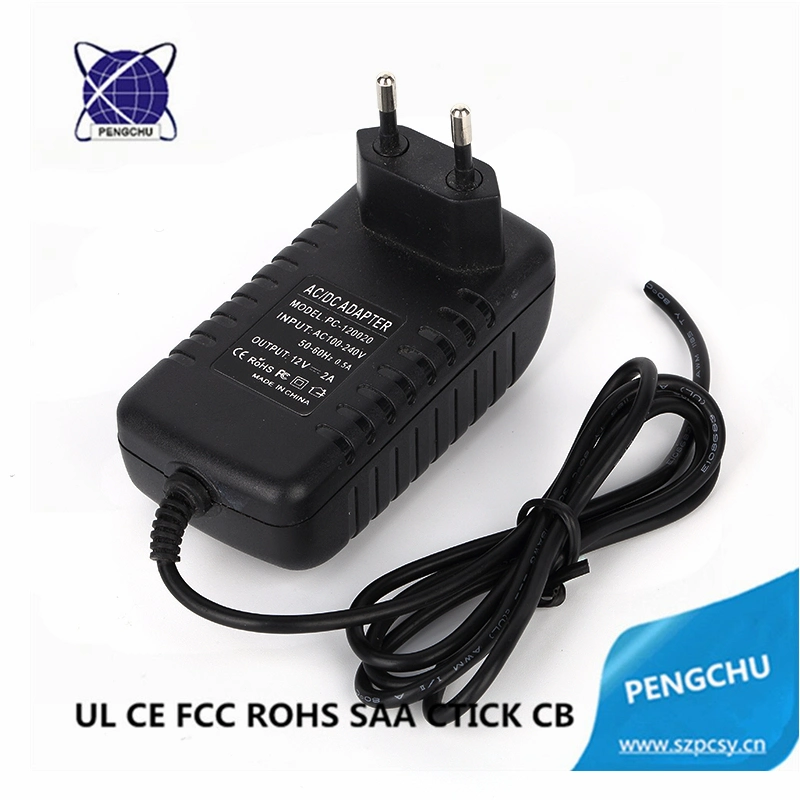 EU US AU UK Plug 5V 6V 9V 12V 15V 18V 24V 36V 0.5A 500Ma 1000Ma 1A 1.5A 2A 2.5A 3Amp Wall Mount Charger/AC DC Power Adapter with UL ETL CE FCC RoHS SAA C-tick