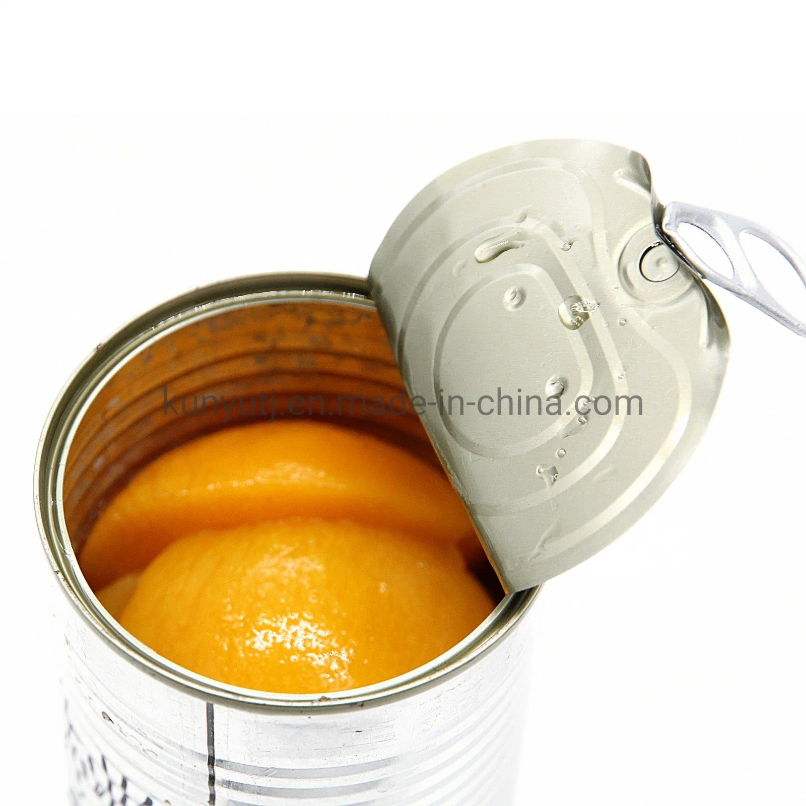 425g Canned Fruit Yellow Peach in Syrup Fresh Yellow Peach for Home Use