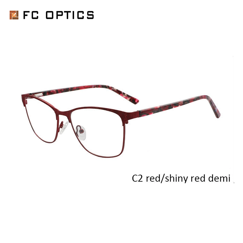 Full Frame Metal Designers Eyeglasses Frames for Woman and Men