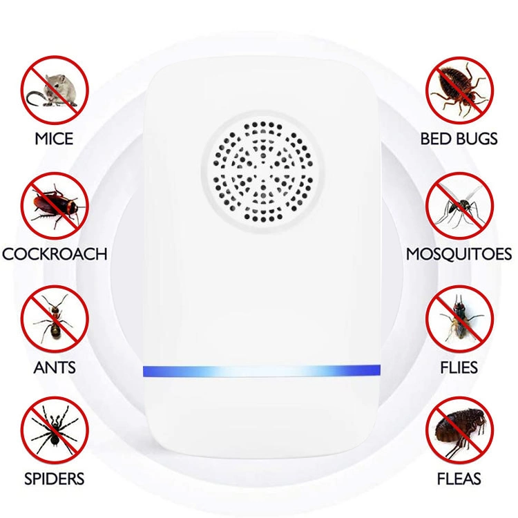 Electrónico de plagas de mosquitos Repeller ABS Ultrasonidos repelentes de Plagas