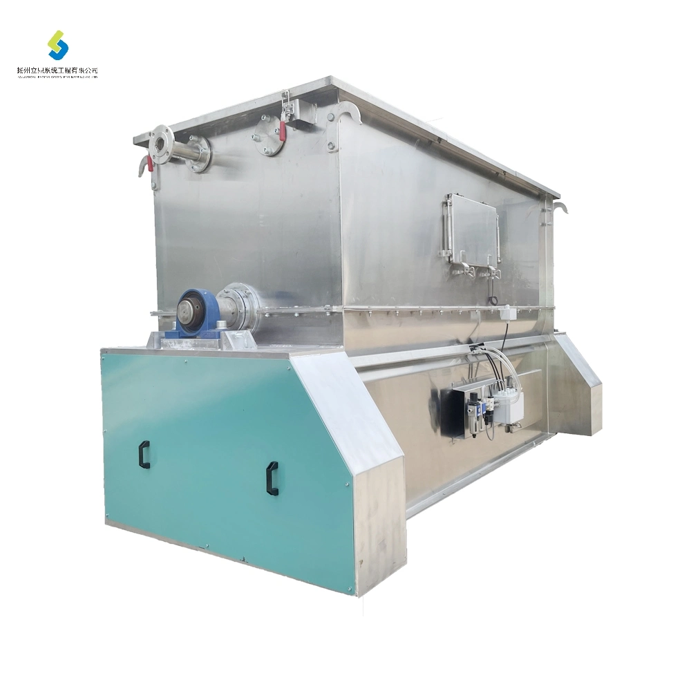 Horizontal Ribbon Mixer 22kw 37kw of Feed Fermentation Processing Machine