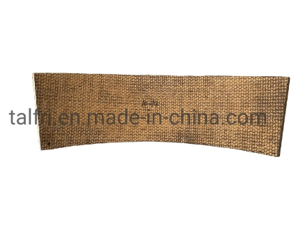 SAE Quality Standard 3'' X 5/32'' Semi-Flexsible Yellow Brown Color Woven Brake Lining Rolls in Customised Sizes