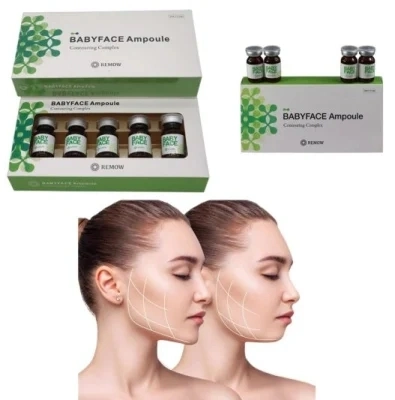 Babyface Contouring Complex 5ml Slimming corporal pérdida de grasa solución lipolitica Para contorno facial Kabelline Lipo Lab Ozem Pic