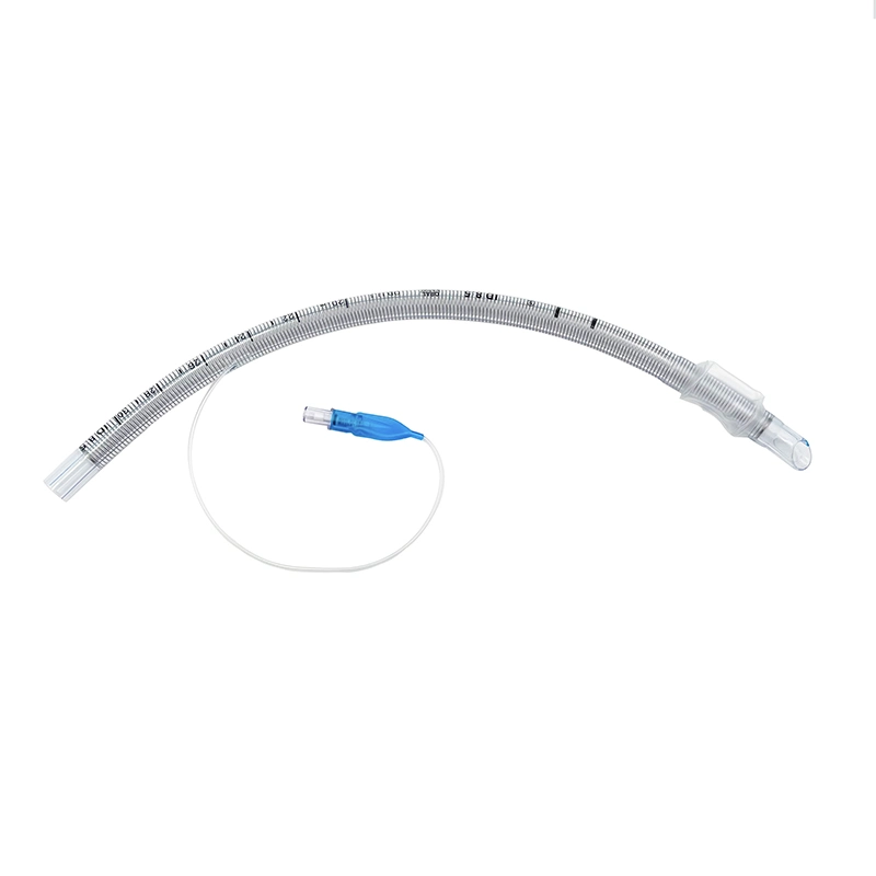 Medical Grade 3.0mm-9.5mm PVC Reinforced Endotracheal Tube with High Volume Low Pressure Cuff