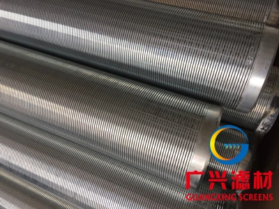 Stainless Steel Wedge Wire Well Screen Water Filter Screen Stainless Steel Screen