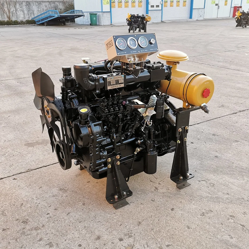 Land Power Generation 4 Cylinders 4 Strokes 1500 1800 rpm Water Cooled 75 Kw/102 HP Turbocharged Inter-Cooled diesel Engine for Open/Silent canopy Generator set