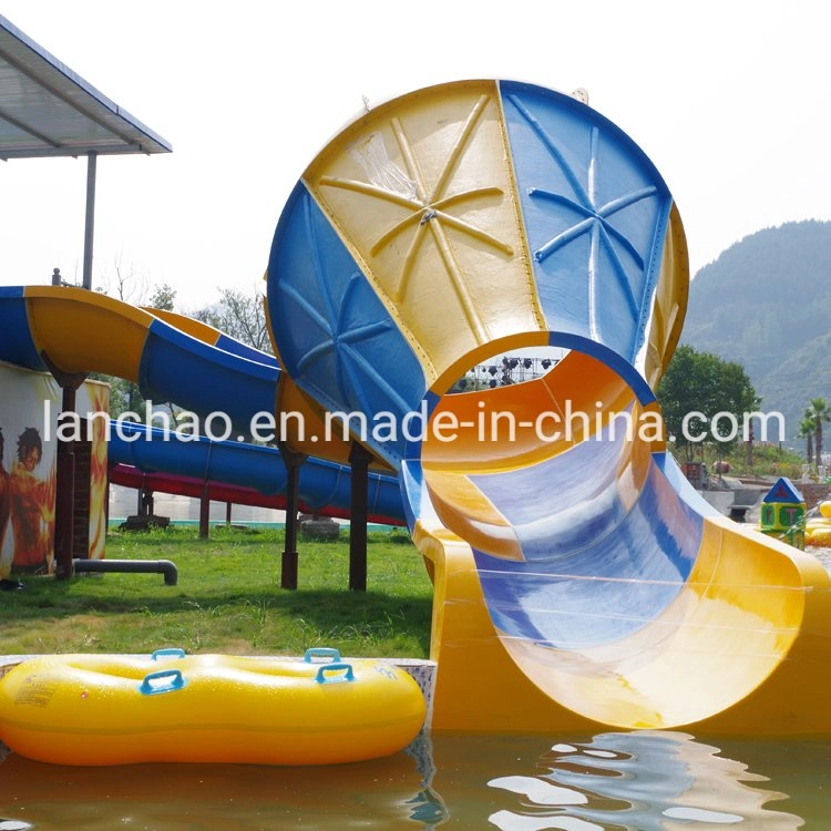 Les enfants Mini Boomerang glissoire d'eau pour l'Amusement parc à thème de l'eau