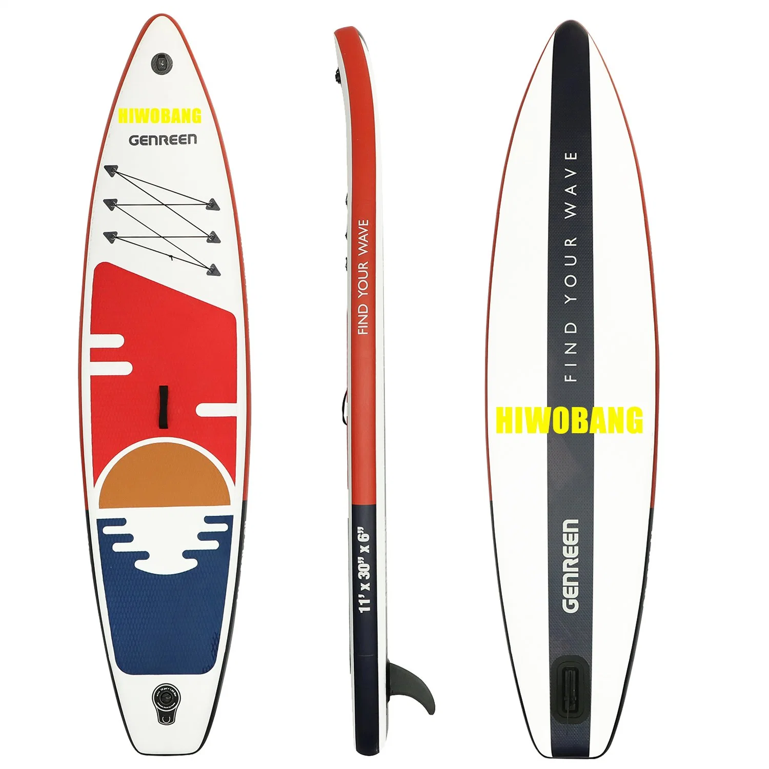 preço de fábrica design livre Pá Sup Inflável Board Stand up prancha de surf