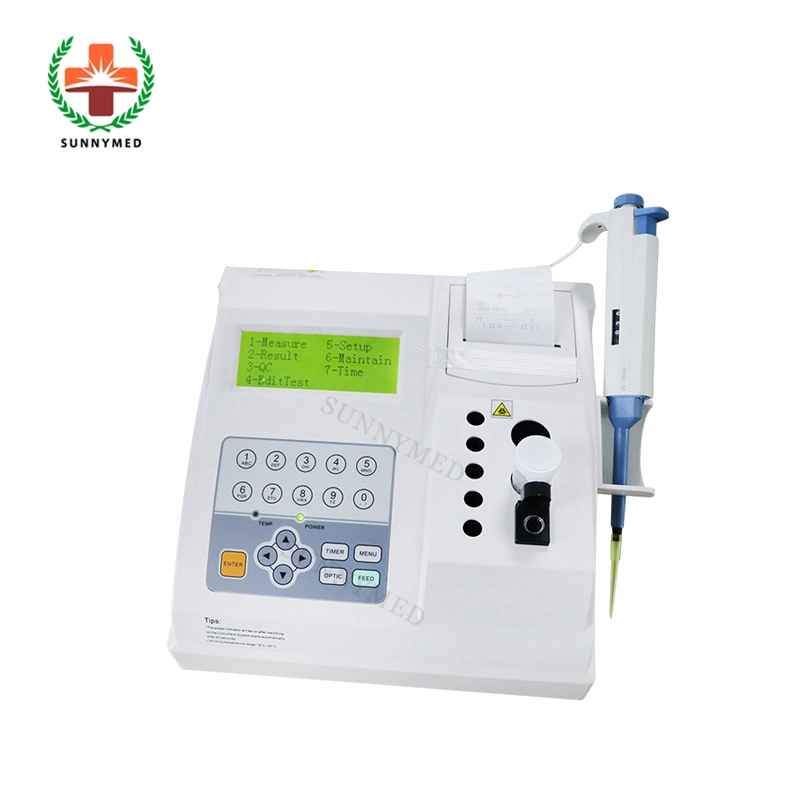 Sy-B031 Lab Portable Semi Auto Blood Coagulometer Analyzer with Ce