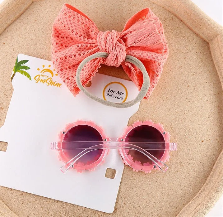 New Fashion Heart Sunglasses with Headbands for Kids