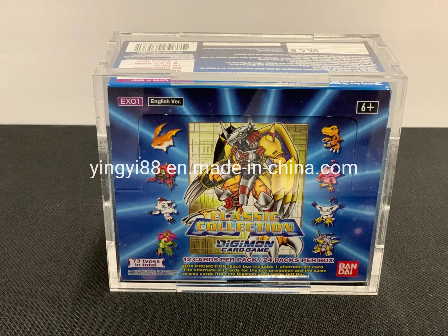 OEM Transparent Acrylic Booster Box with Lid