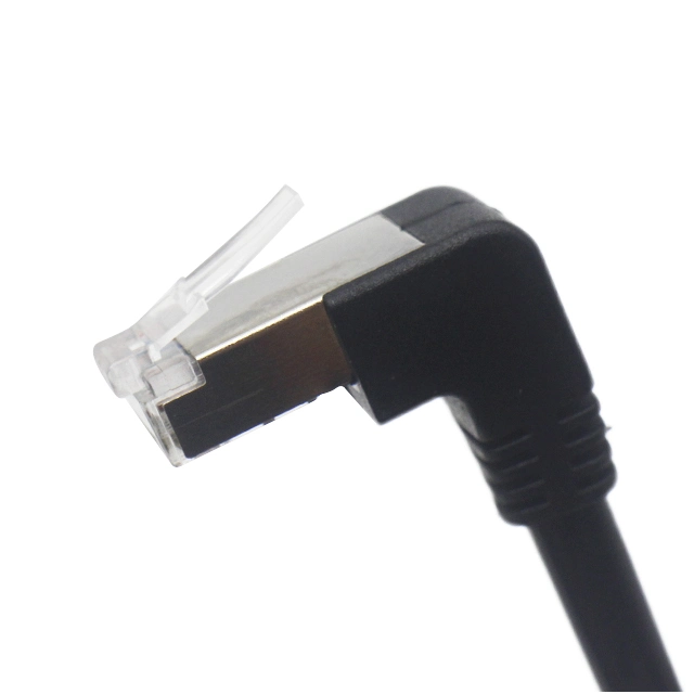 Right Angle RJ45 Male to RJ45 Male Cable