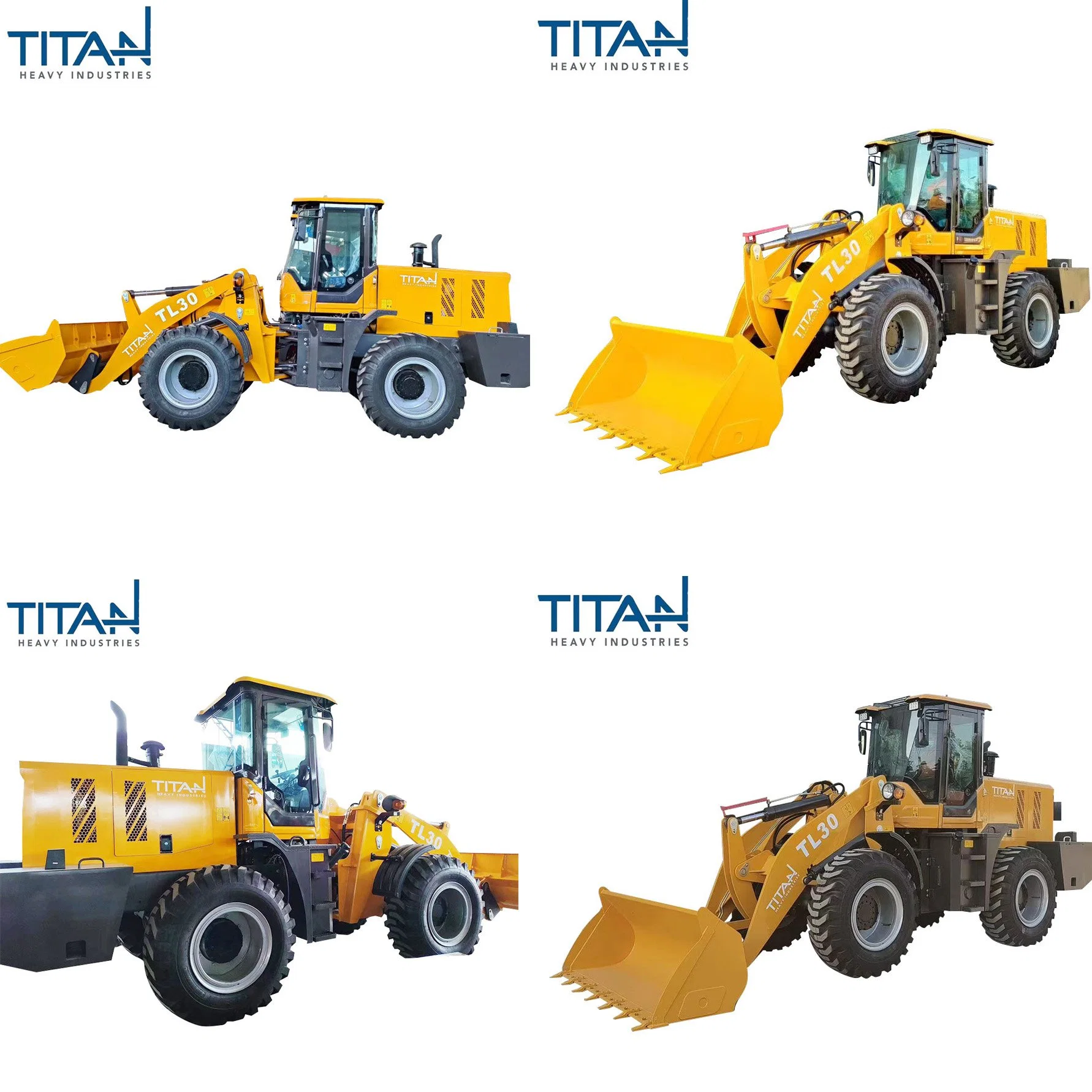 Free shipping!!! Fashion China New TITAN 3ton Zl30f Heavy Duty Chinese Wheel loader TL30