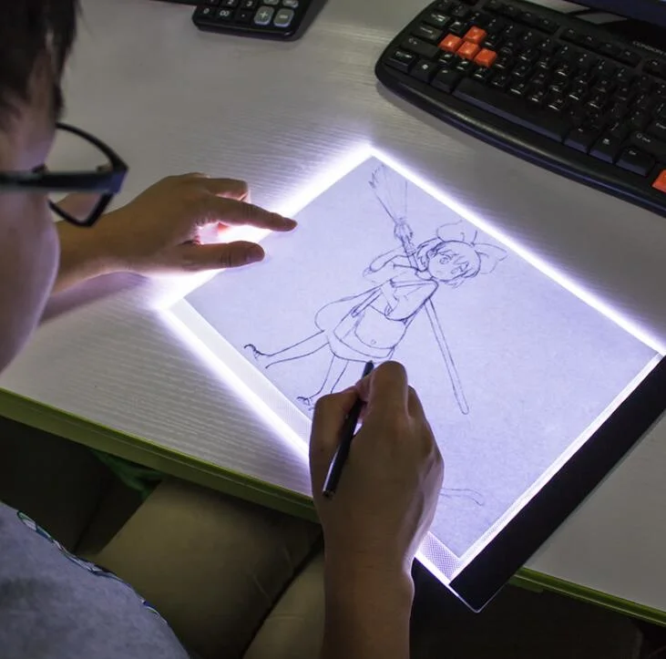LED Tableau de dessin graphique pour l'écriture et le traçage pour l'animation.