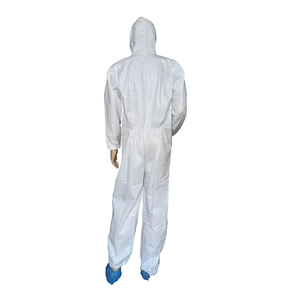 Disposable PP Nonwoven SMS Microporous Safety Protective Coverall