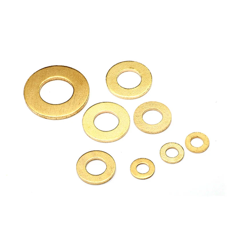 M1.6 M160 H59 H62 Yellow Brass Gasket Plain Washer Shim Washer Flat Washer DIN125