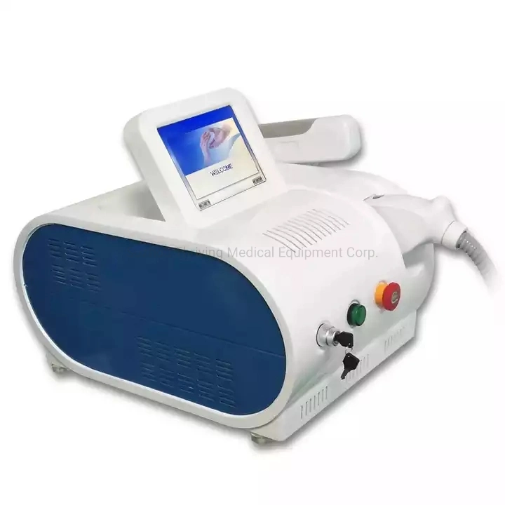 Laser portátil Máquina Laser de diodo de remoção de pêlos ND YAG Laser tatuagem Remoção de equipamentos de beleza Salão para usar