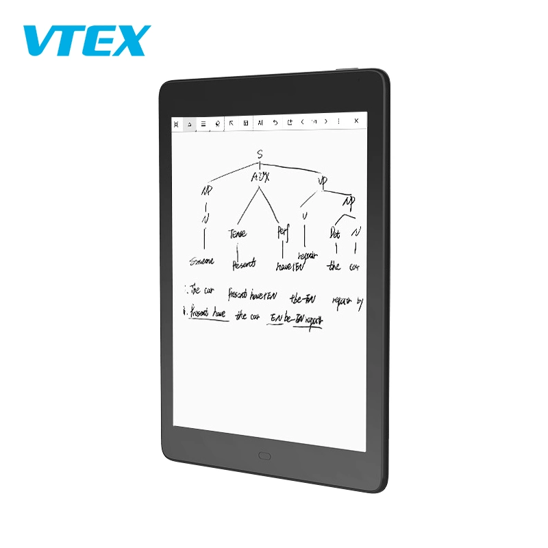 Vtex chinois de 10 pouces Ebook Reader Ebook Bt WiFi soutien TF Pdf 90 jours en veille pour les enfants d'Ebook Android 11