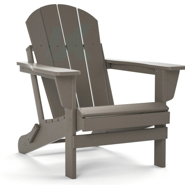 Cadeira dobrável de plástico HDPE com Adirondack