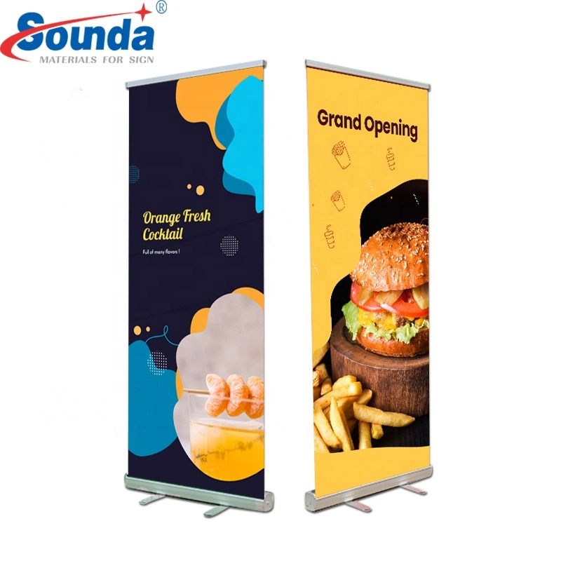 China Fabricante Mini sobremesa Roll up Banner Stand