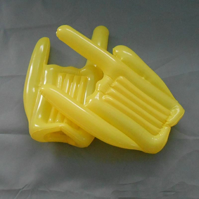 Promotional Inflatable Hand Cheering Clapper Toy for Sports Game with Custom Logo