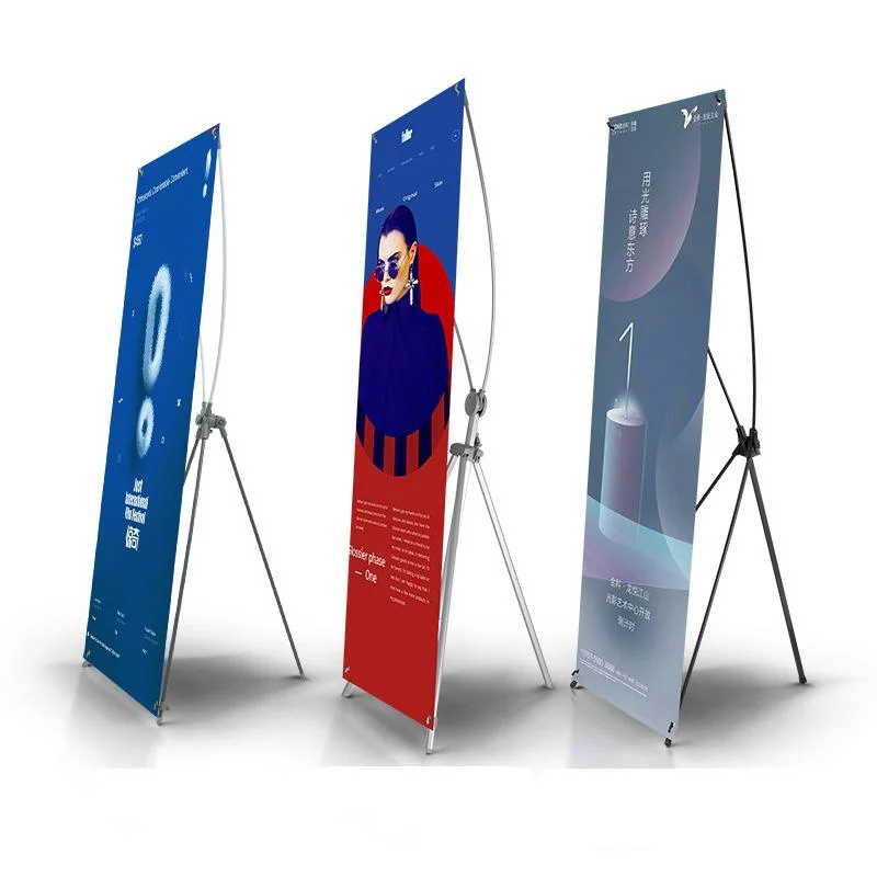 Vertical Aluminum Frame Outdoor X Banner Stands