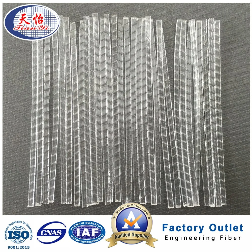 PP Crude Steel Wire Like Organic Macro Plastic Steel Fiber