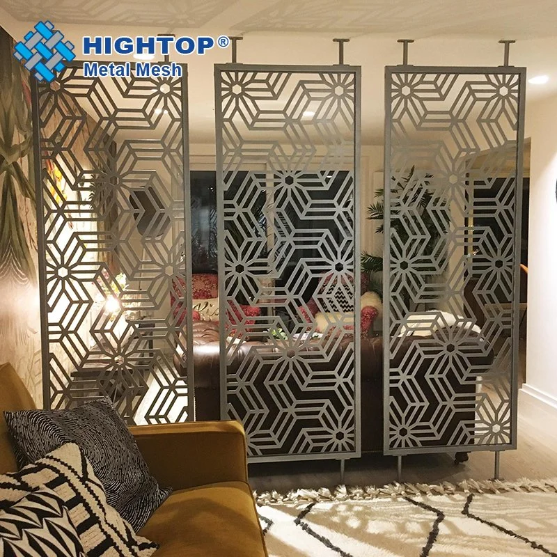 Aluminum Laser Cut Decorative Partition Garden Divider Outdoor Metal Privacy Screens