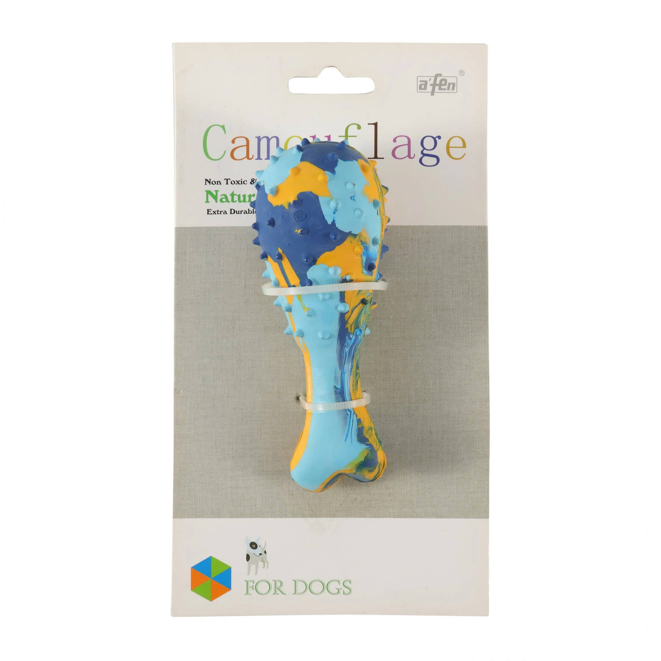 Haut de page Vendeur couleur lumineux du caoutchouc naturel Eco Pet Toy grinçant de mâcher de la fuite d'alimentation de chien de jouets pour le PET