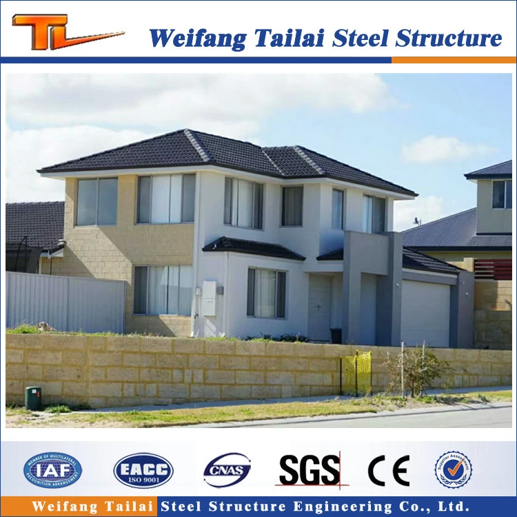 Galvanized Light Steel Frame Villa Steel Strcture House Prefab Building