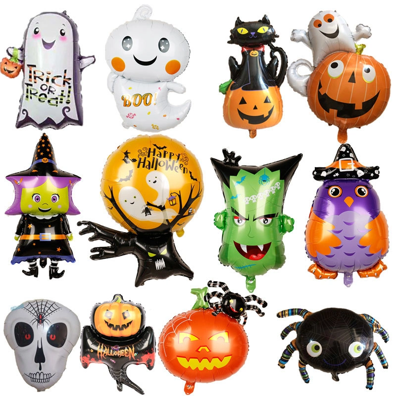 Factory Direct Sale Metal Festival Latex Birthday Party Latex Atacado Chrome Halloween número LED Cartas Animais feliz ano novo Balão