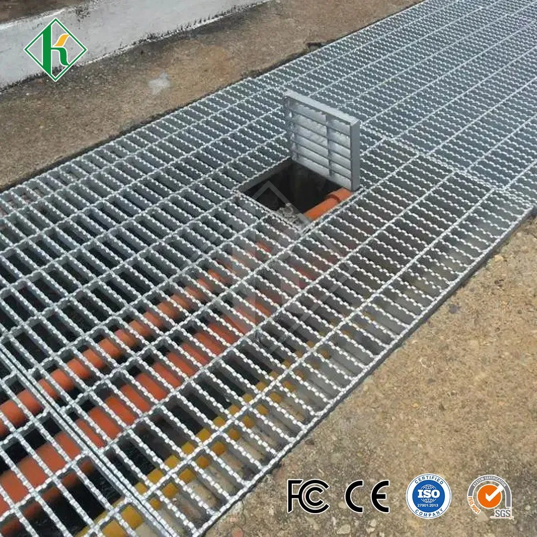 Kaiheng Steel Grating Supplier Trench Cover China Trench Drain Drainage Ditch Cover