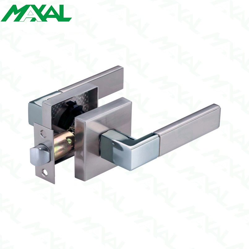 Maxal Zinc Alloy Square Heavy Duty Tubular Split Type Door Lever Handle