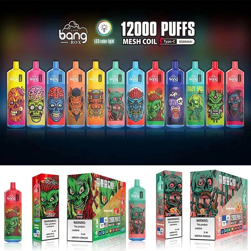 2023 caneta de papel descartável Randm Bang XXL 12 Flavour Vape O Pod Mini e cigarros 12000 puffs Pape