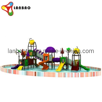 Kindergarten Children Fun Play Gym Toys Outdoor Playground Equipment with Plastic Slide