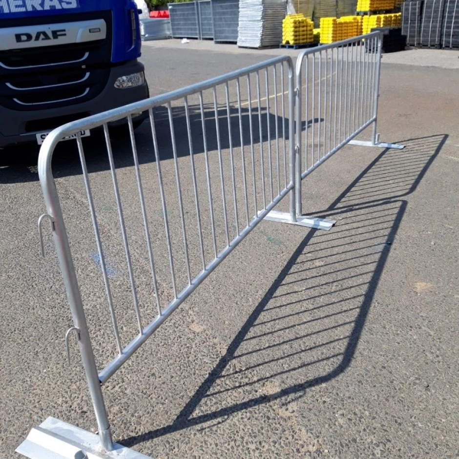 Hot Dipped Galvanized Metal Event Crowd Control Barrier