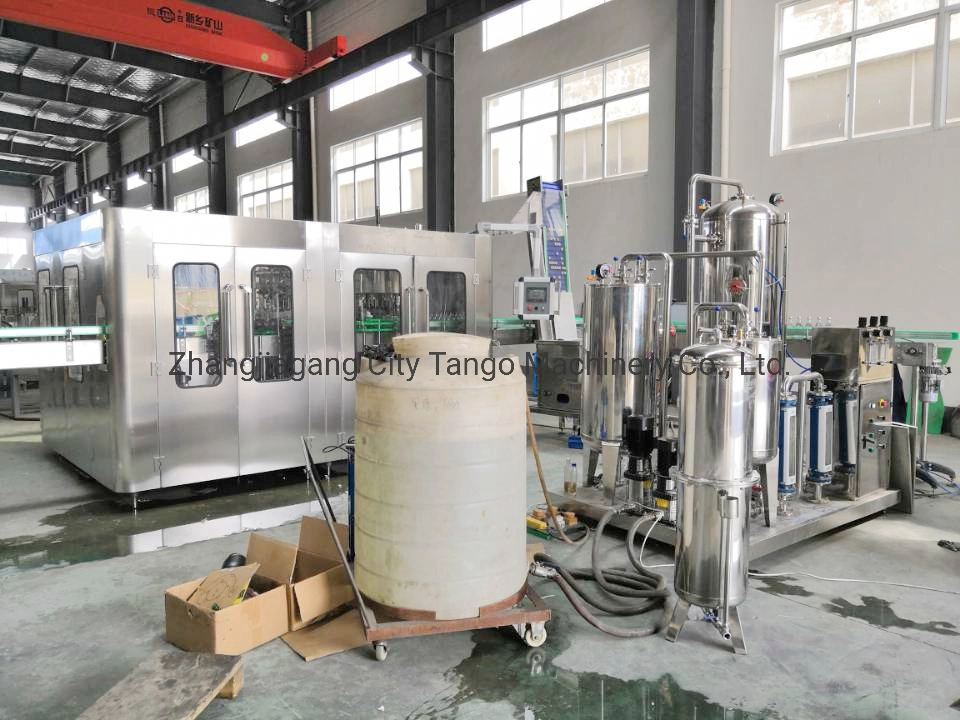 Automatic Glass Bottle Beer Soft Drink Filling and Sealing Machine