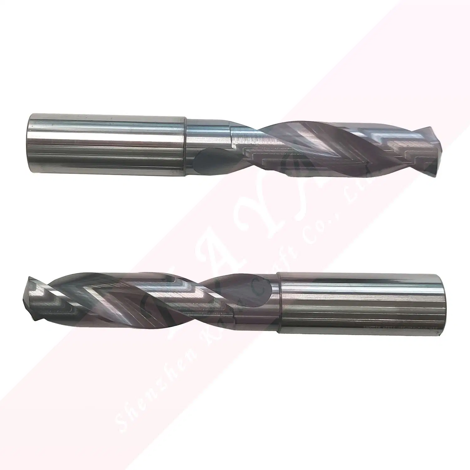 CNC Drilling Tools Coolant Indexable Straight Shank Tungsten Carbide Twist Drill Bits