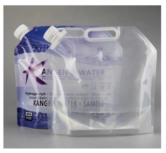 5L de Agua Kangen el almacenamiento de emergencia bolsa de plástico plegable Camping